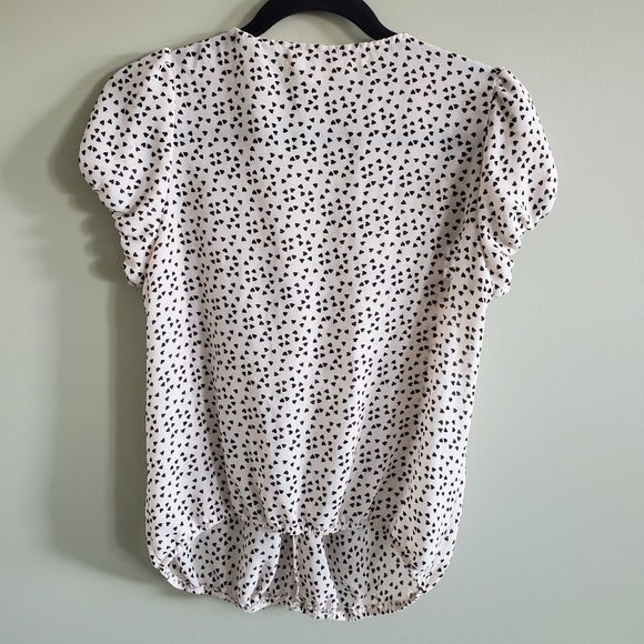 Max Studio Beige Front Tie Blouse Size M - Picture 5 of 5